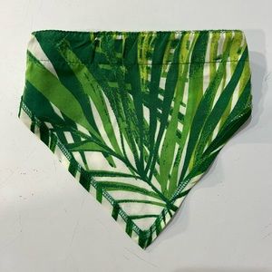 Cute tropical leaf pet bandana